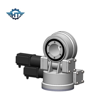 5 นิ้ว Worm Gear Solar Tracker Slew Drive CE ผ่านด้วยมอเตอร์เกียร์ 24vdc สำหรับระบบติดตามดวงอาทิตย์