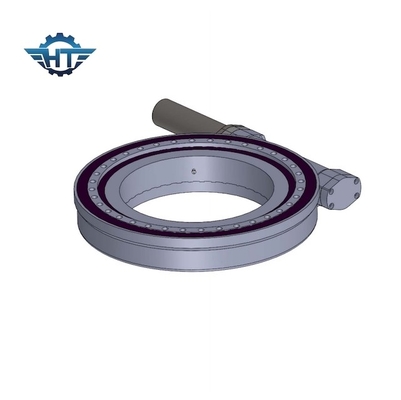 14 นิ้วมอเตอร์ AC Slew Ring Drive เครื่องจักรก่อสร้างแรงบิดเอียงสูง