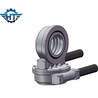 ซื้อ กล่องเกียร์ไดรฟ์แบบ Slew Drive แบบแกนคู่ขนาด 3 นิ้วที่มีความแม่นยำสูงสำหรับระบบติดตามแสงอาทิตย์ 24V online manufacture