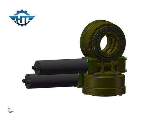 ซื้อ High Backlash Small Dual Axis Slew Drive Worm And Gear Structure For Solar Tracking System online manufacture