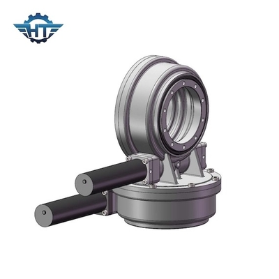 อัตราส่วนการส่งสูง SDE7 Slew Drive พร้อมเกียร์ล็อคตัวเองสำหรับตัวติดตามความร้อนจากแสงอาทิตย์