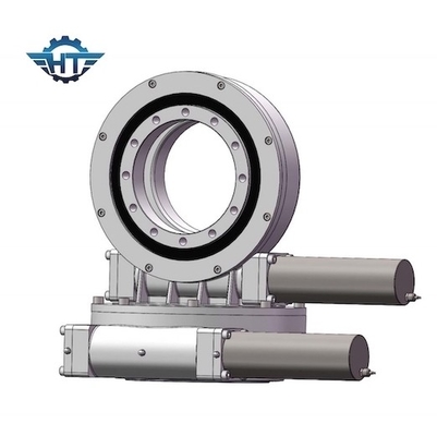 ตัวติดตามแสงอาทิตย์แบบแกนคู่ที่ทนทาน Slew Drive พร้อมมอเตอร์ 12VDC สำหรับพลังงานความร้อนและกระจกพาราโบลา