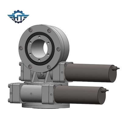 ตัวติดตามแสงอาทิตย์แบบแกนคู่แบบปิด Slew Drive Worm Gear Slewing สำหรับระบบติดตามการติดตั้ง PV