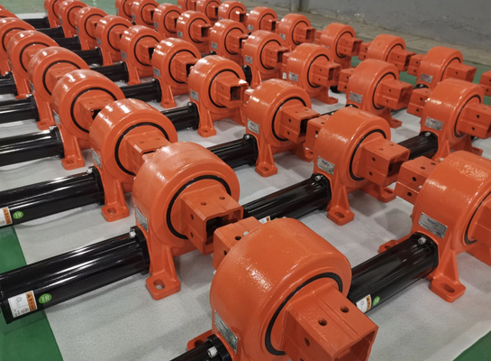 VE7 Enveloping Worm Gear Slewing Drive นาฬิกาทรายสำหรับระบบติดตามแสงอาทิตย์เดี่ยว