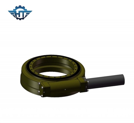 ไดรฟ์ Slew ขนาดเล็กในแนวนอนพร้อมมอเตอร์ 24VDC พร้อมสำหรับตัวติดตามแสงอาทิตย์แบบเอียง
