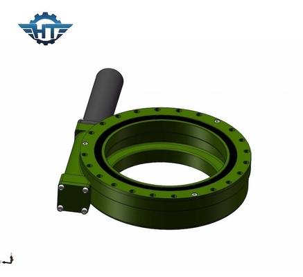 ตัวติดตามแสงอาทิตย์ขนาดเล็กแบบแกนเดี่ยว Slew Drive สำหรับการล็อคตัวเองสำหรับ PV CPV และ CSP