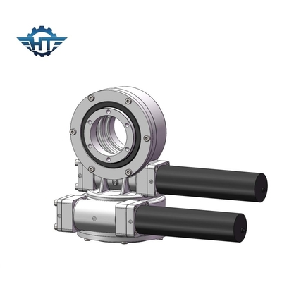 SDE / PDE 3 นิ้ว Worm Gear Slew Drive ความแม่นยําสูงสําหรับการติดตามแสงอาทิตย์สองแกน