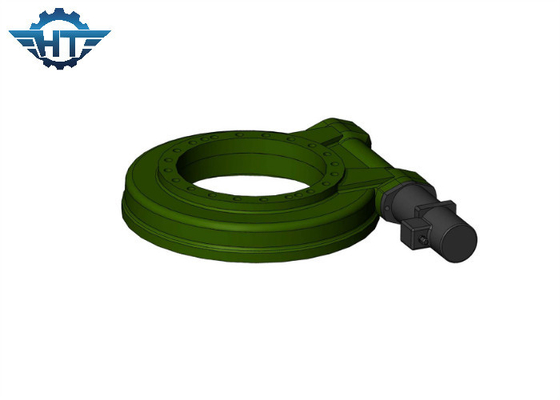 ทนทาน Envelope Worm Small Slew Drive สําหรับเครื่องติดตามแสงอาทิตย์ ความเร็วการออก 0.02 ~ 0.04rpm