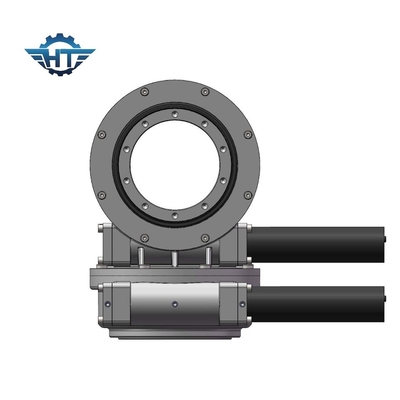 ความแม่นยํา IP66 Self Locking Dual Axis Slew Drive With Self Locking Feature สําหรับเครื่องติดตามแผ่นแสงอาทิตย์
