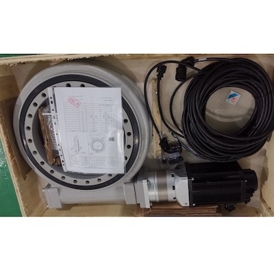 1RPM Worm Gear Slew Drive IP66 Slewing Bearing Drive แกนแนวนอน