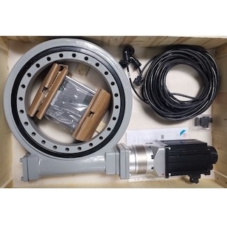 OEM ห่อหุ้มไดรฟ์ Slew ขนาดเล็กสำหรับระบบติดตามแผงพลังงานแสงอาทิตย์