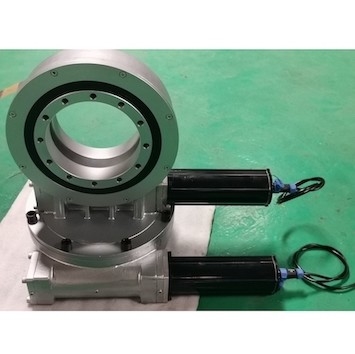 ผู้จัดจำหน่าย SDE7 Dual Axis Slewing Drive Gearbox 12V Planetary Motor