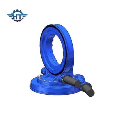 กล่องเกียร์ไดรฟ์แบบ Slew Drive แบบแกนคู่ขนาด 7 นิ้วสำหรับแผงโซลาร์เซลล์ Solar Tracker Slew Drive