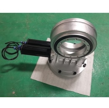 กล่องเกียร์ไดรฟ์แบบ Slew Drive แบบแกนคู่ขนาด 7 นิ้วสำหรับแผงโซลาร์เซลล์ Solar Tracker Slew Drive