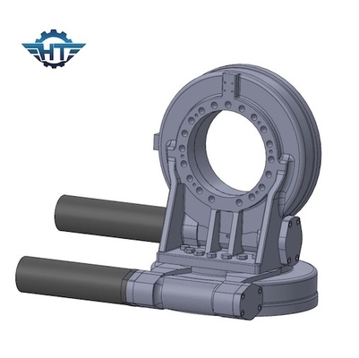 IP66 Multi-Tooth Worm Gear แกนสองแกน Slewing Drive พร้อม Stepper Motor สำหรับ PV Solar
